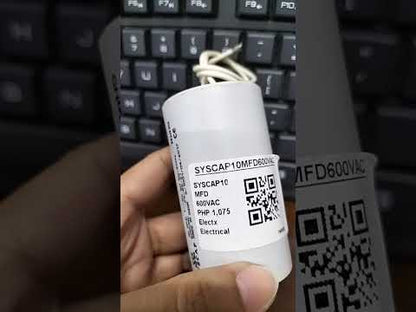 SYSCAP Running Capacitor 10MFD 600V AC, Capacitor Motor Parts 10MFD 600V
