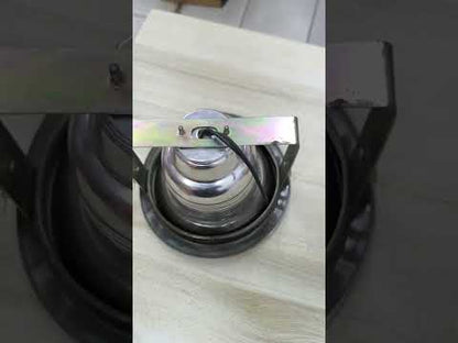 7 1/2 Down Light Fixture Silver Grey E27 17.7cm Local