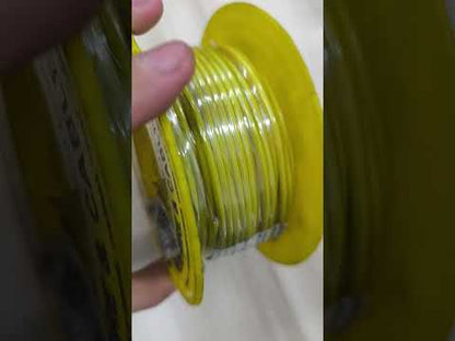 Philflex Autowire AWG 18 0.75mm Yellow Automotive Wire Auto Wire 30 Meters 1 Roll