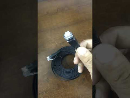 Pihen CAT6 Patch Cable Flat Cord 3 Meters Black