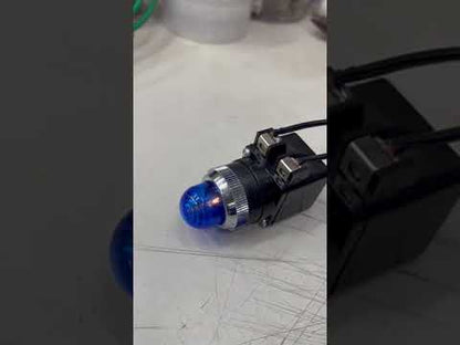Auspicious 25mm Pilot Lamp Transformer Type, Pilot Light 220V BLUE 25mm