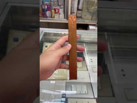 Copper Bus Bar 0.47cm x 2.5cm x 20cm Electx Electrical Supply