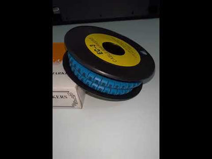 Grippes (8) Cable Marker 5.0mm to 7.2mm (350pcs) Blue   EC-3B(8)