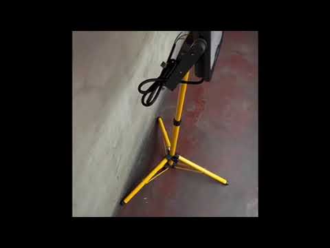 Flood Light Stand 1 Meter 2Head, Flood Light Tripod, Telescopic Tripod Stand ONLY