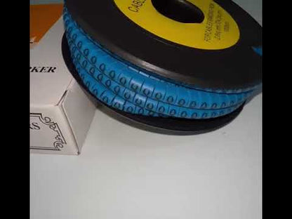 Cable Marker 2.6mm to 4.2mm 1000pcs Blue EC-1B