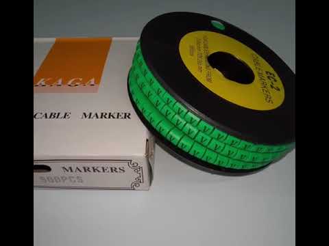 Grippes (V) Cable Marker 3.6mm to 5.2mm 500pcs EC-2G