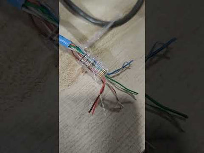 AMP CAT6E RJ45 Connector Pass Through Type ( 5PCS) Per Order