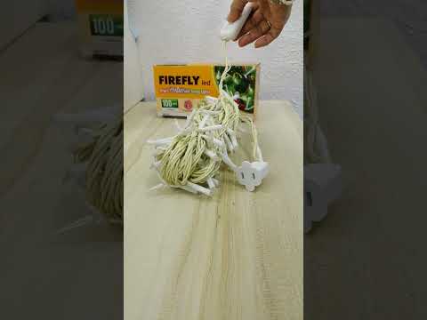 Firefly LED Christmas Light / String Light 100-Bulbs 7meters 7W w/ 4 Effects White, #electx