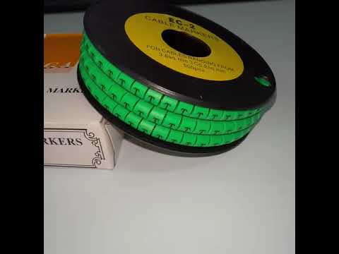 Grippes (T) Cable Marker 3.6mm to 5.2mm 500pcs EC-2G