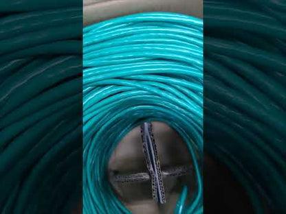 CAT5e UTP LAN Cable 300 Meters, CAT5, Internet Cable, Data Cable, Ethernet Cable 1 Roll (300 meters per roll 8 solid wire 24AWG) 4 Pairs Green