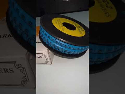 Grippes (S) Cable Marker 3.6mm to 5.2mm Color Blue 1roll 500pcs EC-2B