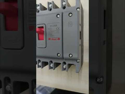 Himel 225A 4 Pole Industrial Circuit Breaker 220V 60KAIC 400V MCCB HDM3250N225B3XX