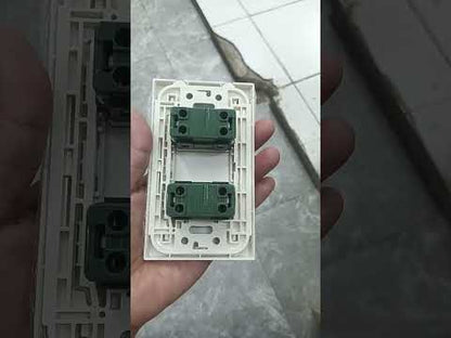 Panasonic 1 Way Switch 2 Gang Wide Series, 2 Gang Switch Wide Series WEG5001K-5 - WEG6802W-1