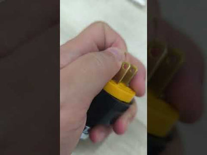 Eagle Heavy Duty Rubber Plug 3 Prong CAT # 1709 Type B 15A 250V