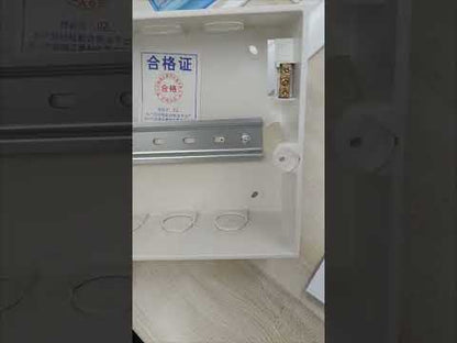 ZY 8 Ways Distribution Box Flush Type Type, 5-8 Ways Panel Board for Miniature Circuit Breaker 2pcs of 3 Pole MCB 4pcs of 2pole MCB and 8pcs or 1 Pole MCB