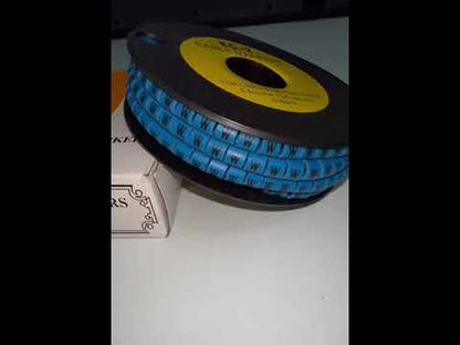 Grippes (W) Cable Marker 5.0mm to 7.2mm (350pcs) Blue EC-3B(W)