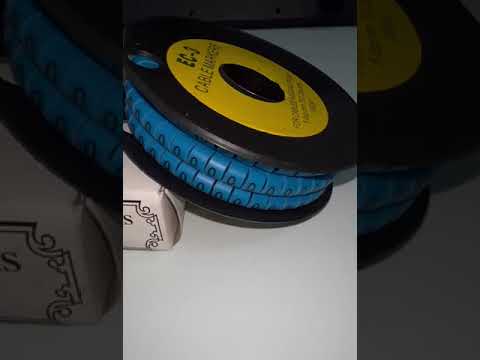 Grippes (O) Cable Marker 5.0mm to 7.2mm (350pcs) Blue   EC-3B(O)