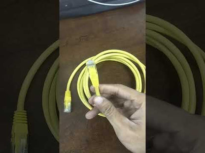 Grippes Cat 6 UTP Patch Cord Cable 2 Meters Yellow