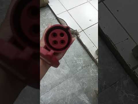 Sassin 32A 3P+E Industrial Outlet 6h 4Pins 380-415V IP44 Cord Connector Type IEC309-2 #124 3SP2-224 Electx Electrical Supply