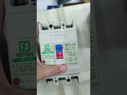 Koten 75A 3Pole 25KAIC 220V Molded Case Circuit Breaker MCCB Industrial Circuit Breaker PW-100SPS75A3P