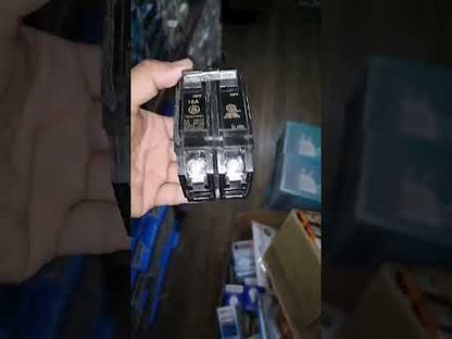 ABB or GE 15A 2Pole 10 KAIC 220V Circuit Breaker Single Phase Bolt-on TQC TQC2415WL