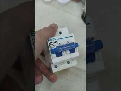 ZwitseRise 125A 2P Miniature Circuit Breaker 48V DC - 1000V DC 2Pole DIN Rail Type Solar DC Breaker