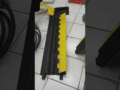 BFT 2 Channel Cable Ramp Protector with Corner Guard 90 Degrees to the Left