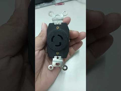 Surer 15A 125V Twist Lock Outlet 2P+E L5-15R 162 Twist to Lock Outlet Electx Electrical Supply