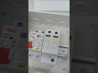 Maxge with Himel 40A 2pole SPD with RCBO Electric Vehicle Charging Port Safety Device with Enclosure Surge Protection Device