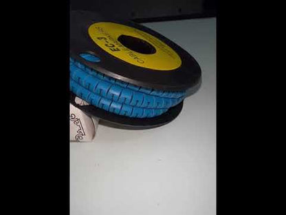 Grippes (I) Cable Marker 5.0mm to 7.2mm (350pcs) Blue    EC-3B(I)