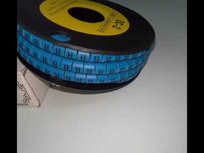 Grippes (H) Cable Marker 3.6mm to 5.2mm Color Blue 1roll 500pcs EC-2B