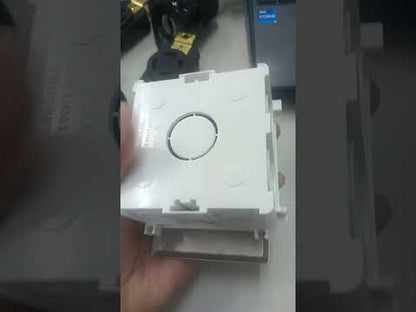 Grippes 30A Twist Lock Outlet 2P+E (3P) 250V (ML-3) XB103S, Twistlock Outlet with Square Utility Box