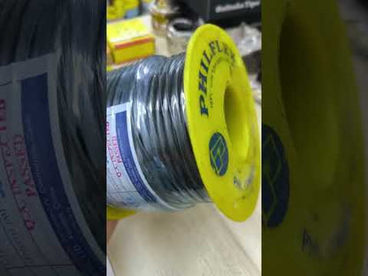 Philflex Autowire AWG #10 Automotive Wire Auto Wire Black 30 Meters Per Roll