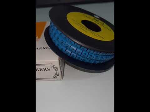 Grippes (2) Cable Marker 5.0mm to 7.2mm (350pcs) Blue EC-3B(2)
