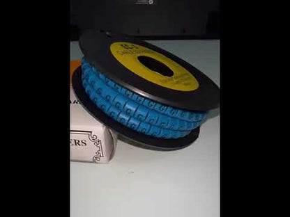 Grippes (G) Cable Marker 5.0mm to 7.2mm (350pcs) Blue   EC-3B(G)