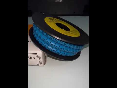 Grippes (G) Cable Marker 5.0mm to 7.2mm (350pcs) Blue   EC-3B(G)