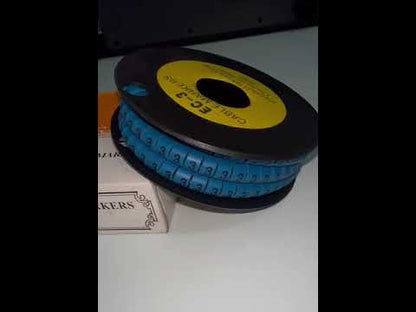 Grippes (3) Cable Marker 5.0mm to 7.2mm (350pcs) Blue EC-3B(3)