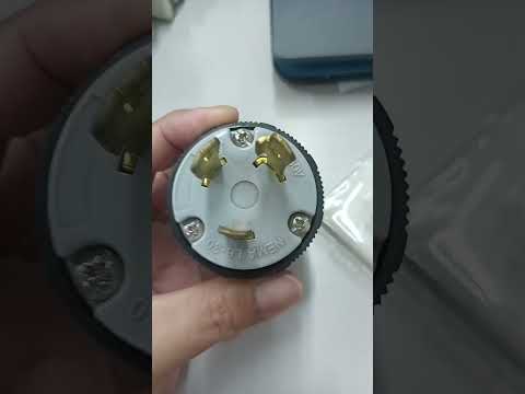 Grippes 30A Twist Lock Plug 2P+E (3P) 250V NEMA L6 BL630P Twistlock Plug Electx Electrical Supply