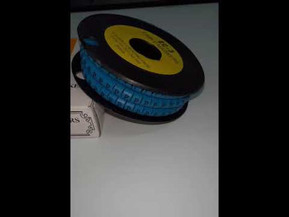 Grippes (P) Cable Marker 5.0mm to 7.2mm (350pcs) Blue    EC-3B(P)