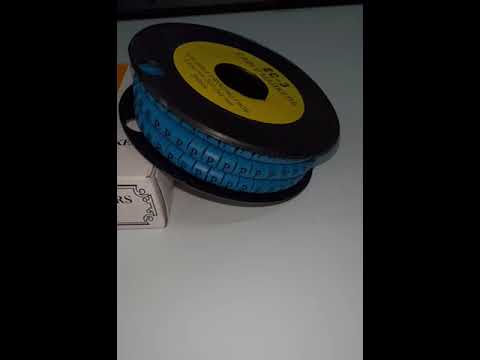 Grippes (P) Cable Marker 5.0mm to 7.2mm (350pcs) Blue    EC-3B(P)