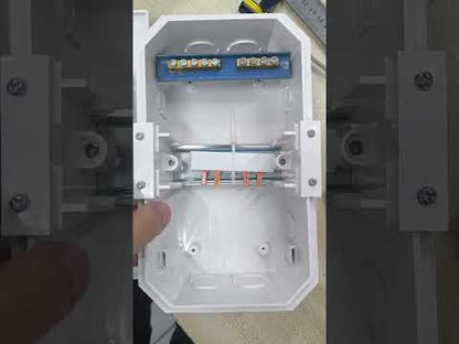 Chint Distribution Panel Board 4 Ways with Bus Bar Flush Type Recessed Type for 2pcs 2pole Miniature Breaker or 4pcs 1 Pole Miniature Breaker
