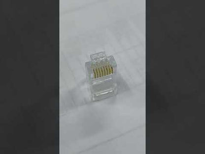 AMP CAT 6E UTP Plug Connector CAT 6 Plastic RJ45 Plug 100 Pcs per Order