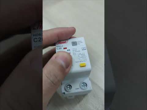 Himel_20A_2Pole_30mA_6_KAIC_220V_Residual_Current_Operated_Circuit_Breaker_RCBO_with_Overload_Protection_HDB3LE2C20_Electx Electrical Supply