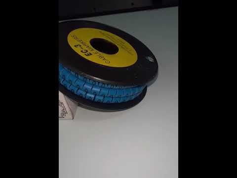 Grippes (0) Cable Marker 5.0mm to 7.2mm (350pcs) Blue   EC-3B(0)