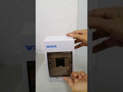 Wixim 2-4 Ways Plastic Distribution Box Surface Type,2-4 Ways Panel Box for Miniature Circuit Breaker