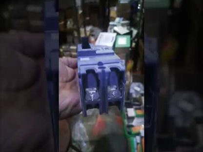 Schneider 25A 2 Pole Breaker Industrial Easy Pact Single Phase Industrial Circuit Breaker EZC100H2025 25KAIC 250V MCCB Electx Electrical Supply