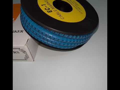 Cable (Z) Marker 2.6mm to 4.2mm 1000pcs Blue EC-1B