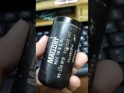 Mallory Starting Capacitor 88-106MFD 110-125V Terminal type