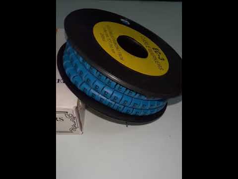 Grippes (E) Cable Marker 5.0mm to 7.2mm (350pcs) Blue    EC-3B(E)