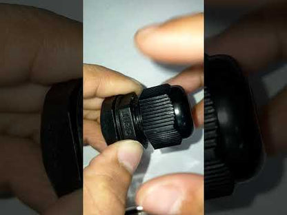 Grippes Cable Gland M20 Black (6-12mm)